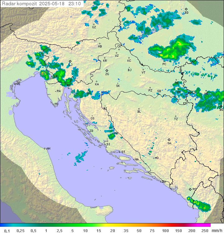 Padavine Hrvaška