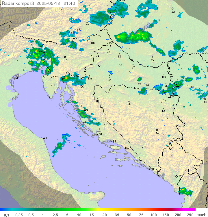 Padavine Hrvaška