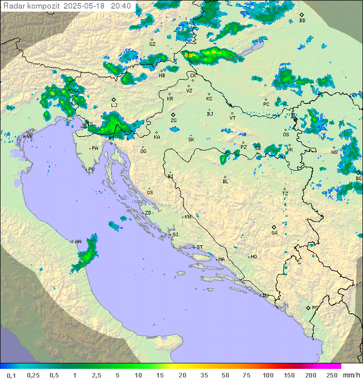 Padavine Hrvaška
