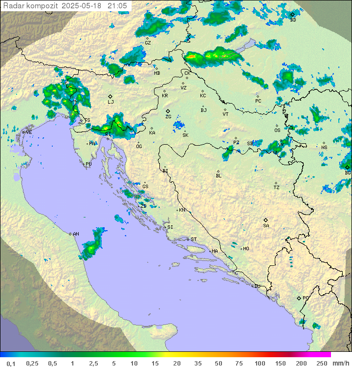 Padavine Hrvaška