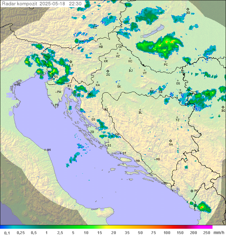 Padavine Hrvaška