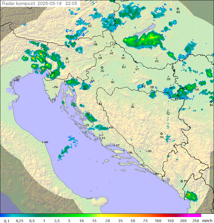 Padavine Hrvaška