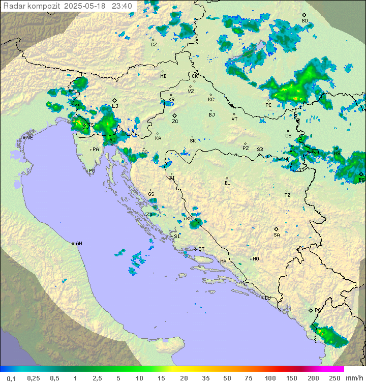 Padavine Hrvaška