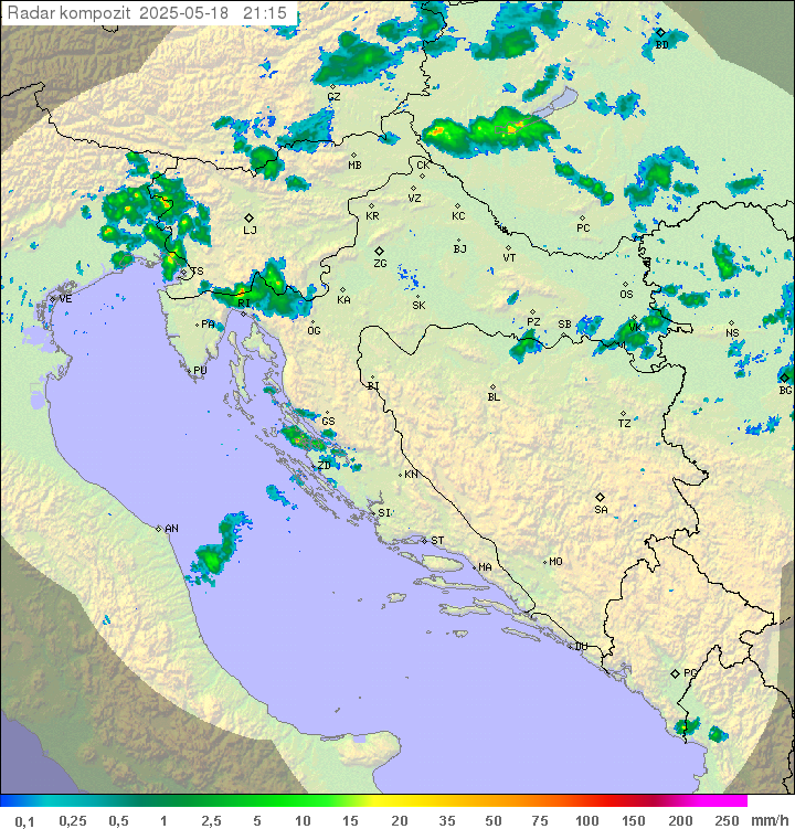 Padavine Hrvaška