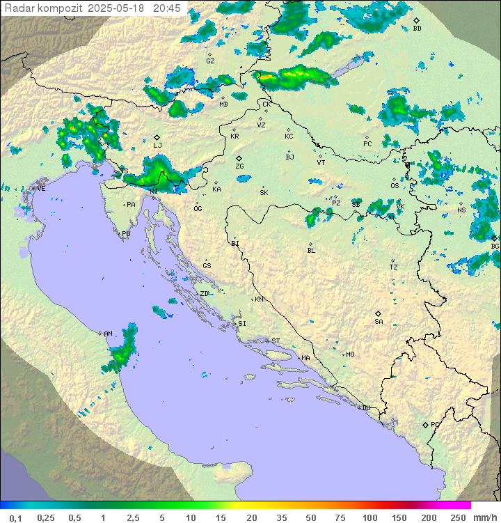 Padavine Hrvaška