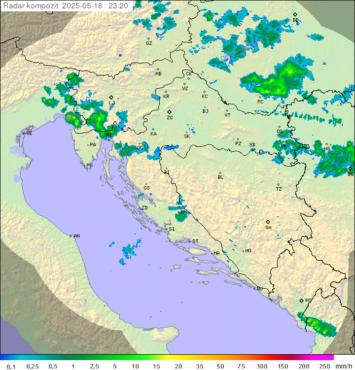 Padavine Hrvaška