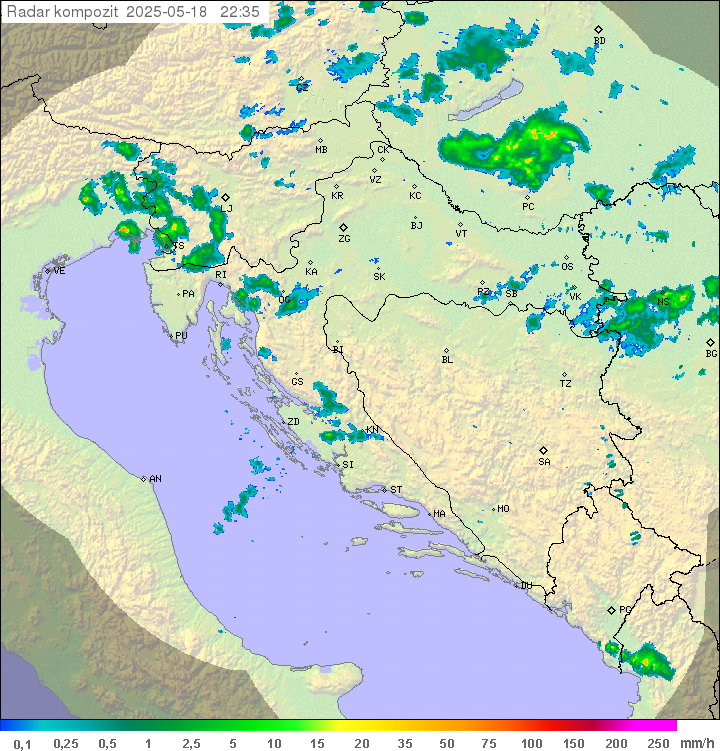 Padavine Hrvaška