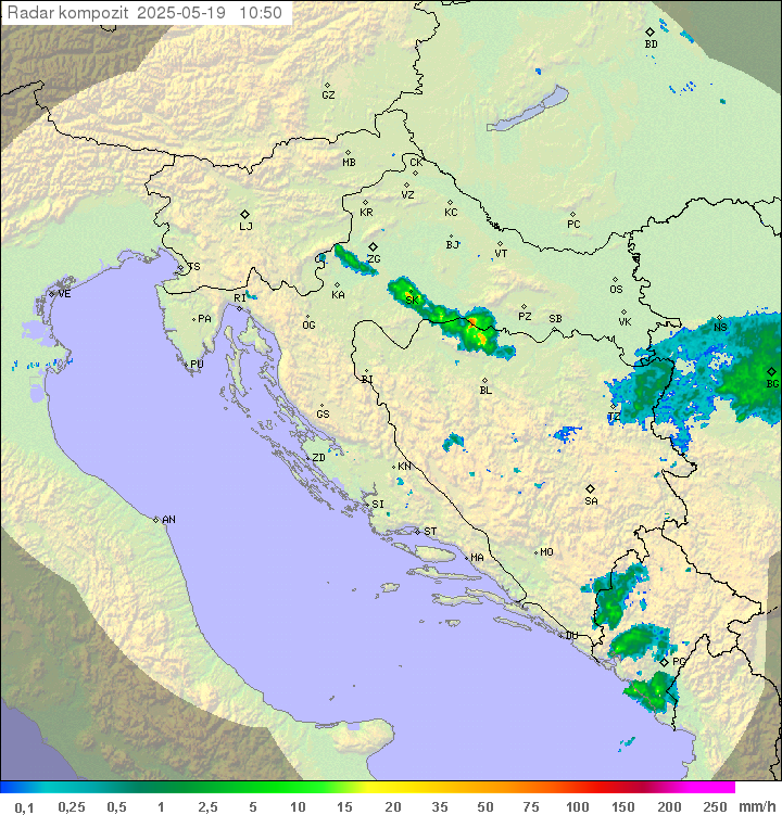 Padavine Hrvaška
