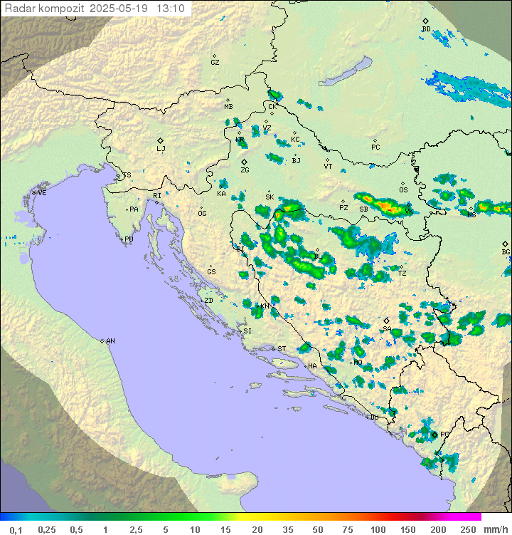 Padavine Hrvaška