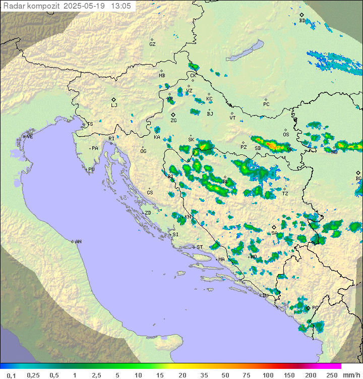 Padavine Hrvaška