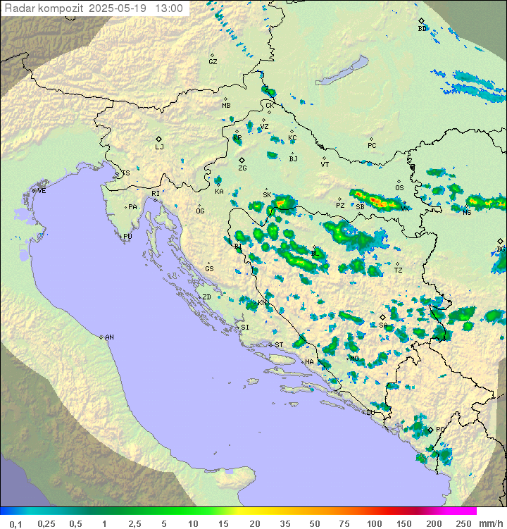 Padavine Hrvaška