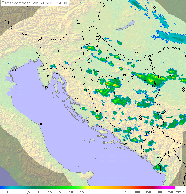 Padavine Hrvaška