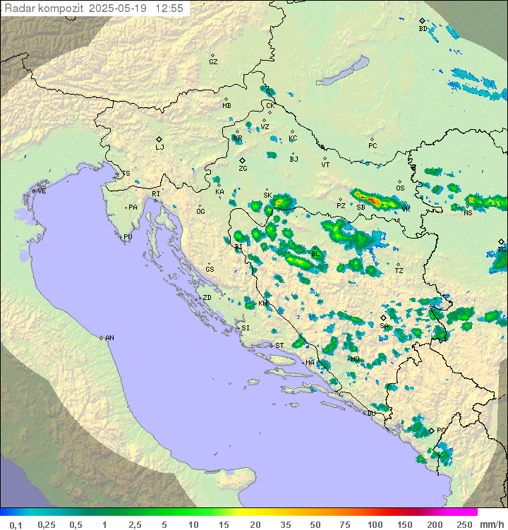 Padavine Hrvaška