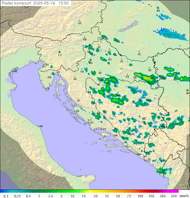 Padavine Hrvaška