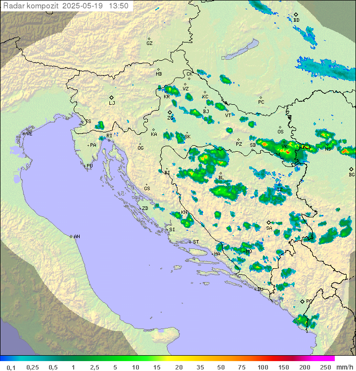 Padavine Hrvaška