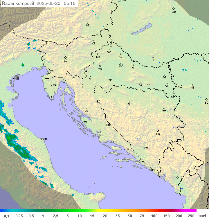 Padavine Hrvaška
