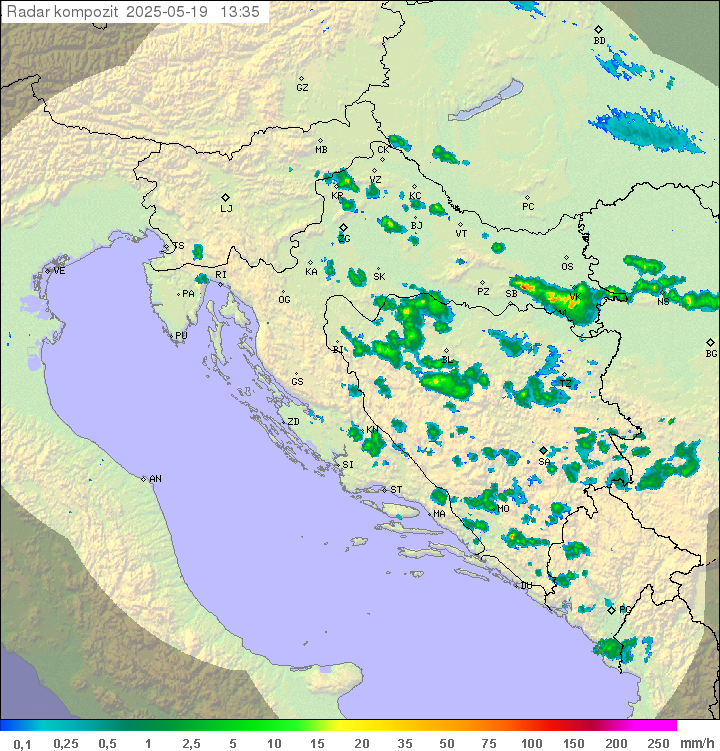 Padavine Hrvaška