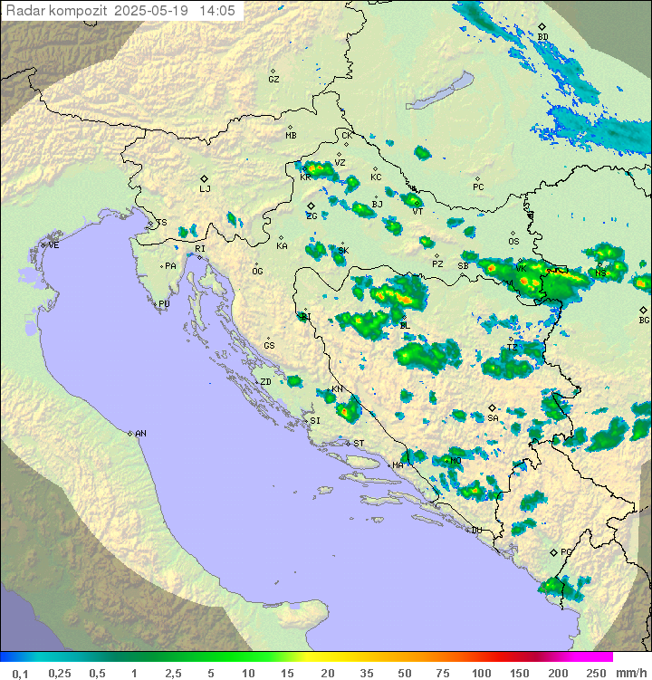 Padavine Hrvaška