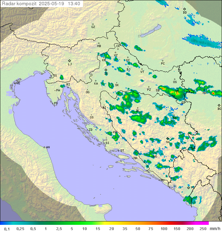 Padavine Hrvaška