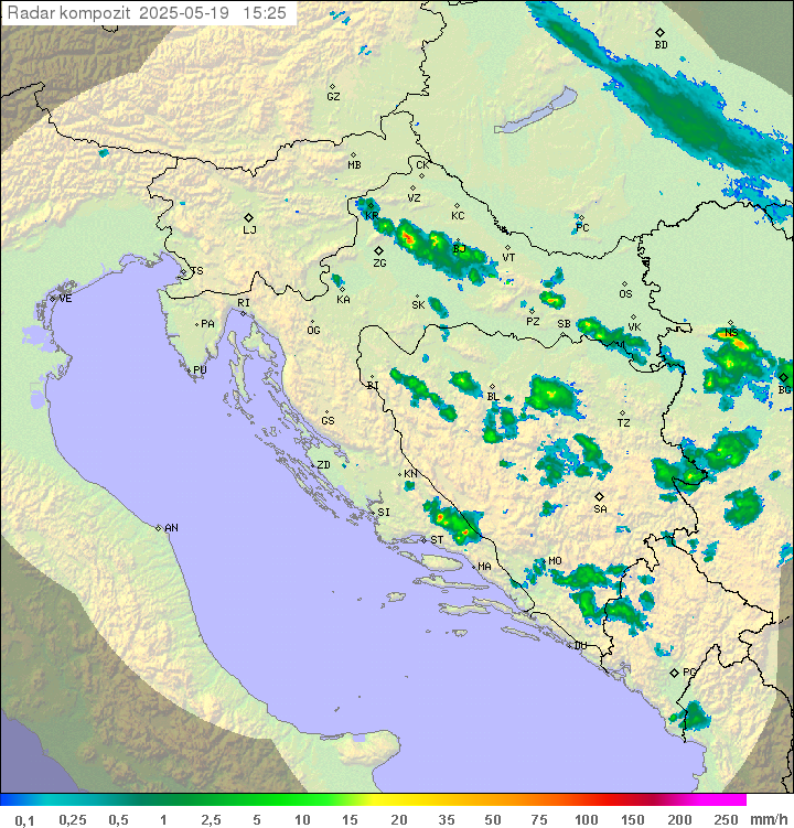 Padavine Hrvaška