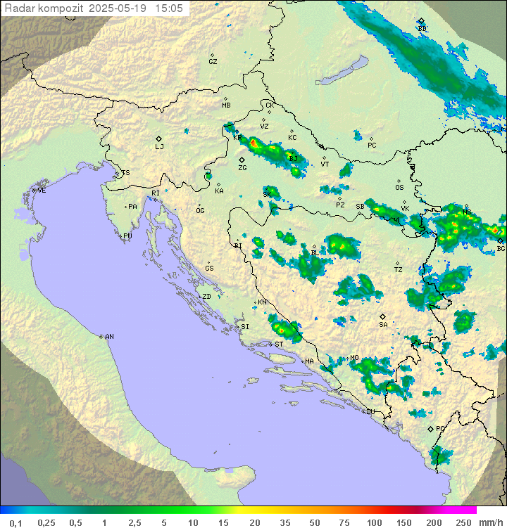 Padavine Hrvaška