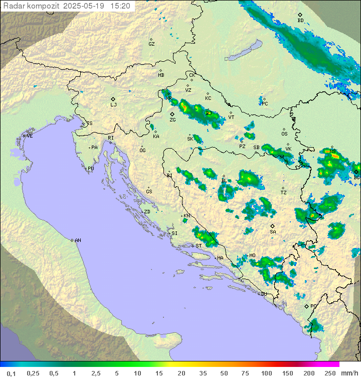 Padavine Hrvaška
