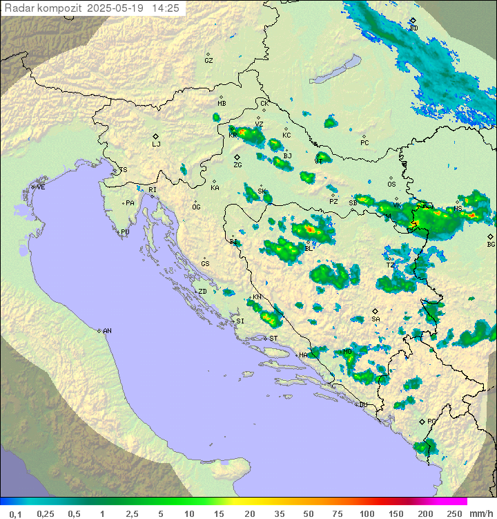 Padavine Hrvaška