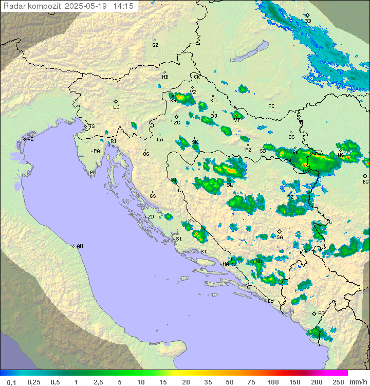 Padavine Hrvaška