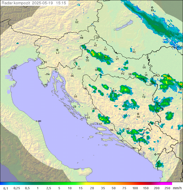 Padavine Hrvaška