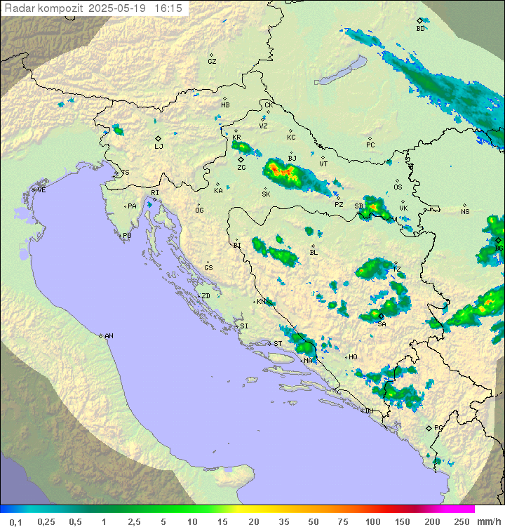 Padavine Hrvaška