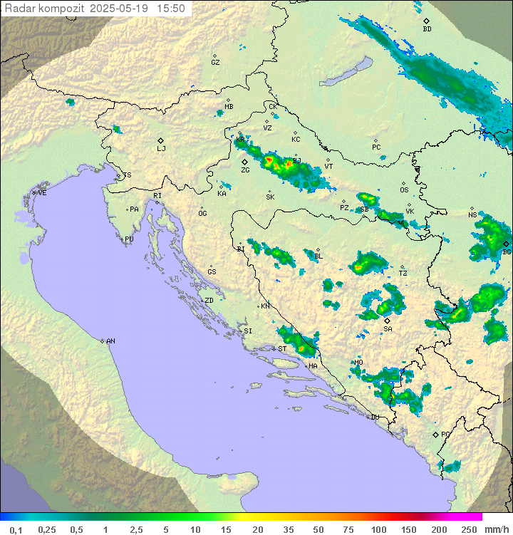 Padavine Hrvaška