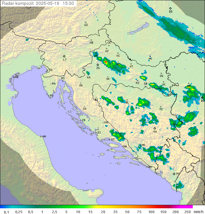 Padavine Hrvaška
