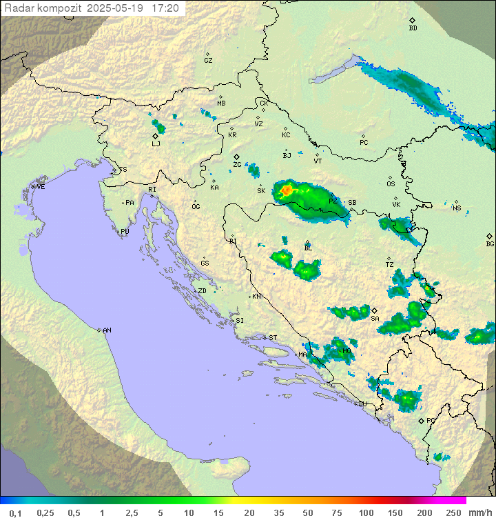 Padavine Hrvaška