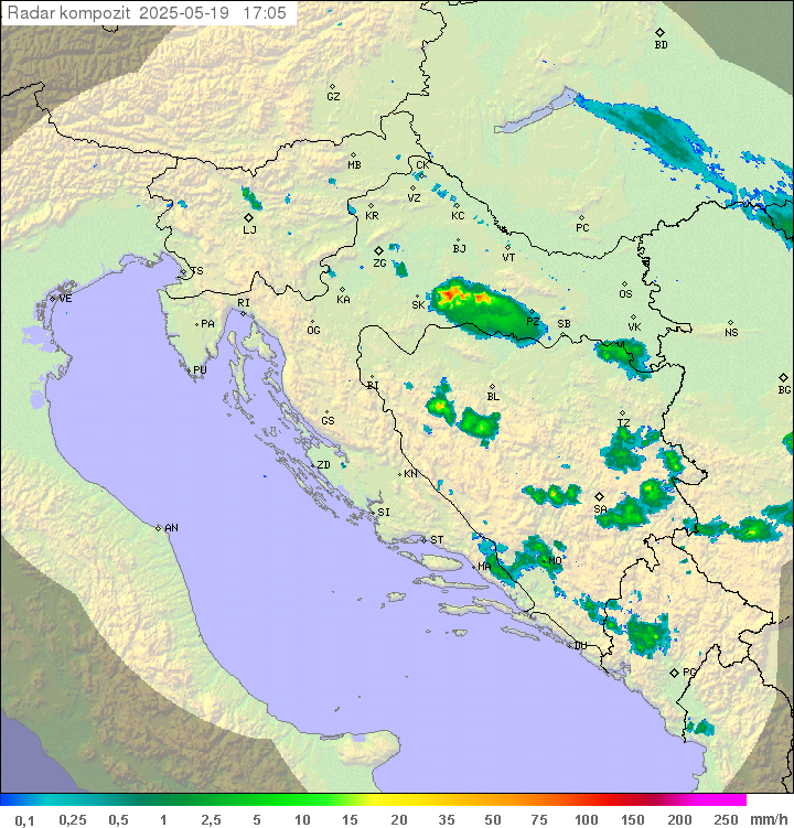 Padavine Hrvaška