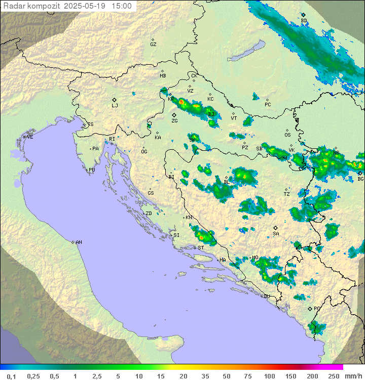Padavine Hrvaška