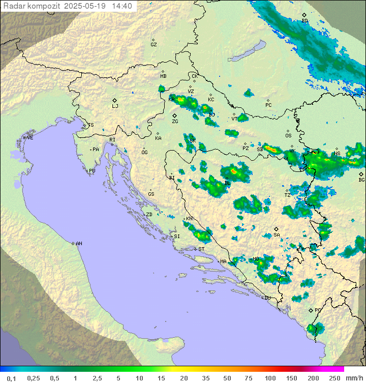 Padavine Hrvaška