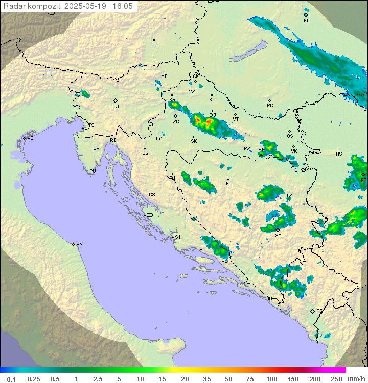Padavine Hrvaška