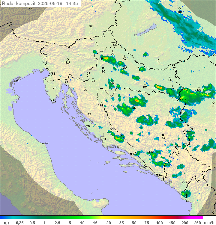 Padavine Hrvaška