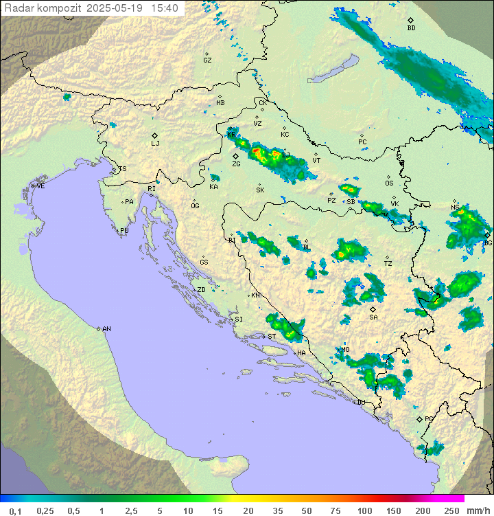 Padavine Hrvaška