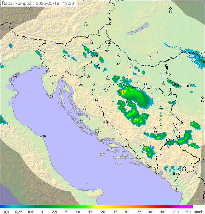 Padavine Hrvaška