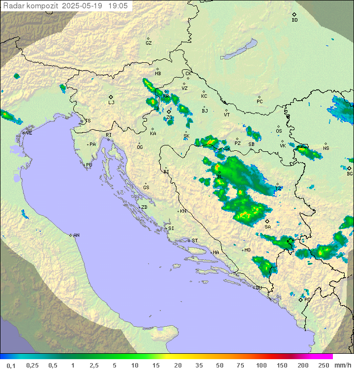 Padavine Hrvaška