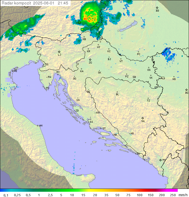 Padavine Hrvaška