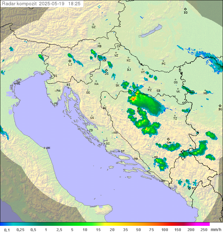 Padavine Hrvaška