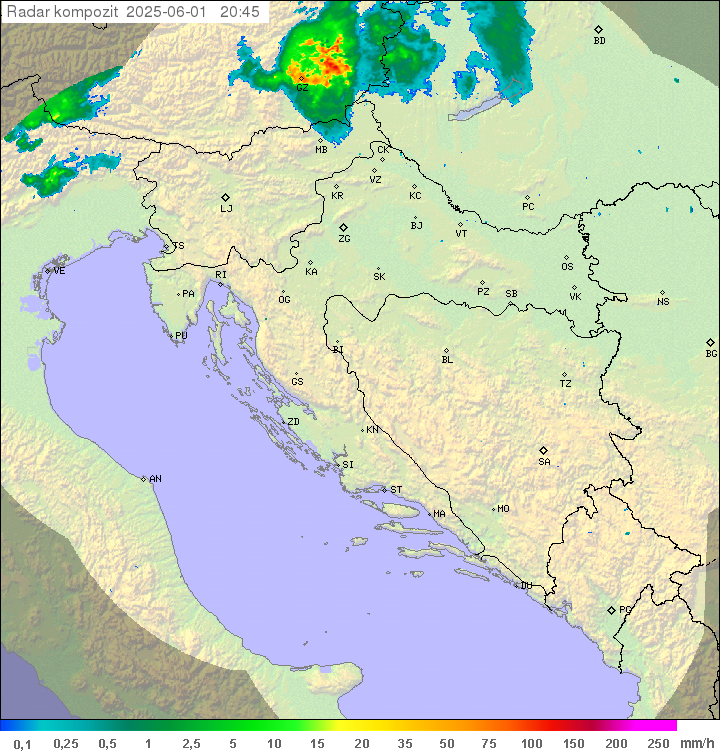 Padavine Hrvaška