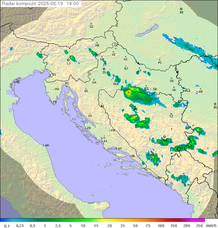 Padavine Hrvaška