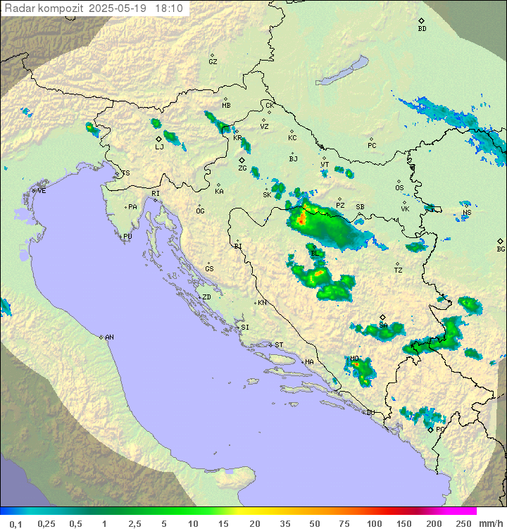 Padavine Hrvaška