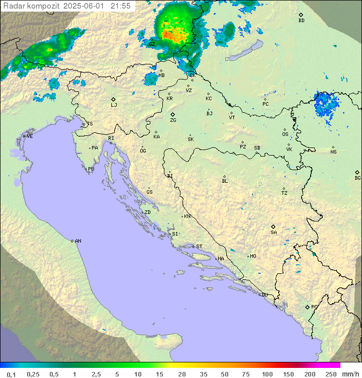 Padavine Hrvaška