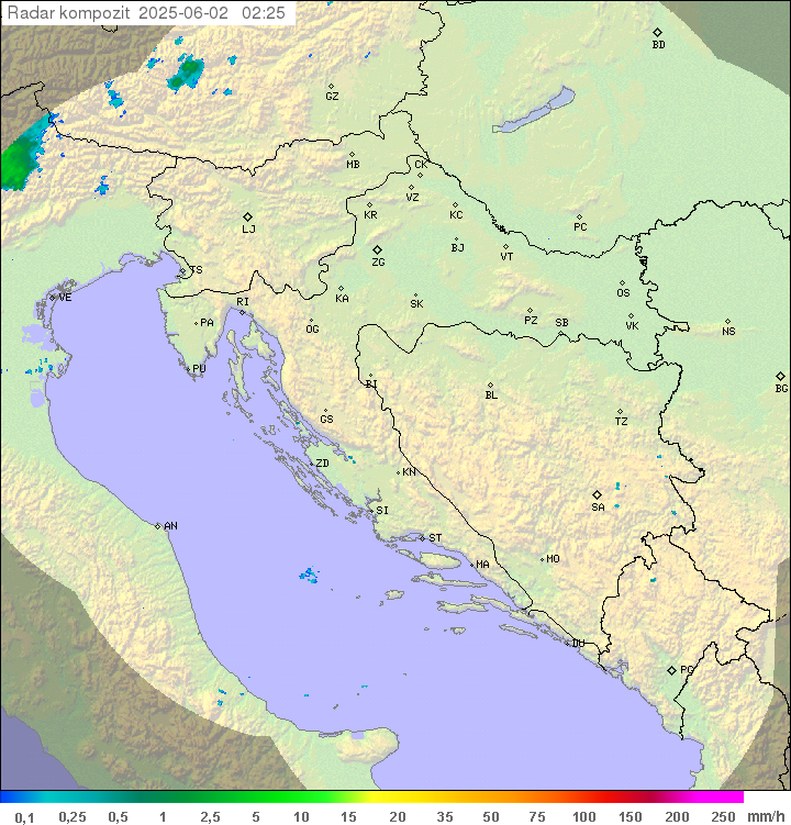 Padavine Hrvaška