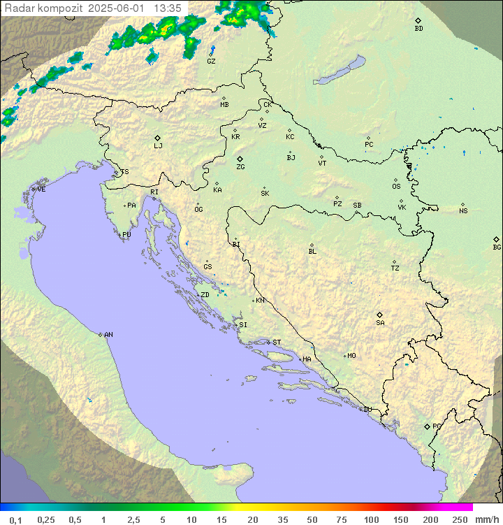 Padavine Hrvaška