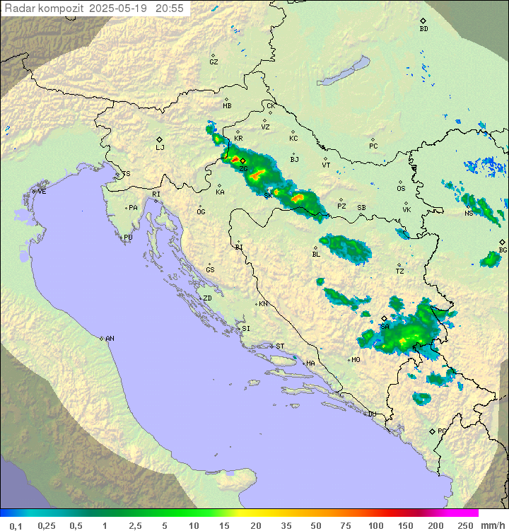 Padavine Hrvaška